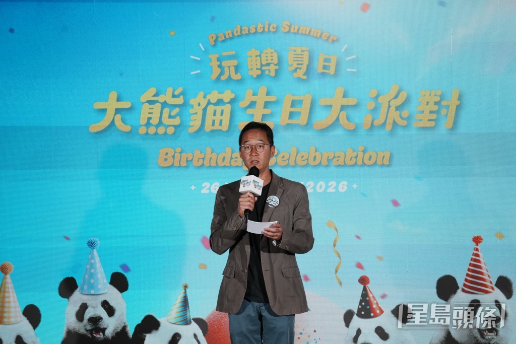田北辰讚揚海洋公園公司主席龐建貽為人靈活、「有諗頭」。 田北辰讚揚海洋公園公司主席龐建貽為人靈活、「有諗頭」。