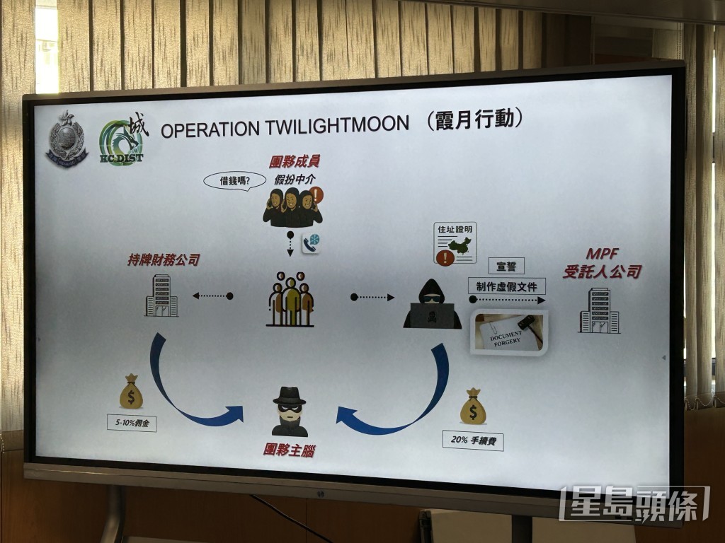 集团犯案手法。