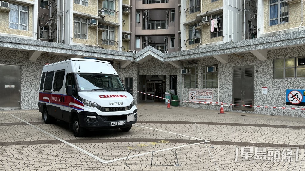 警員到場調查。蔡楚輝攝 警員到場調查。蔡楚輝攝