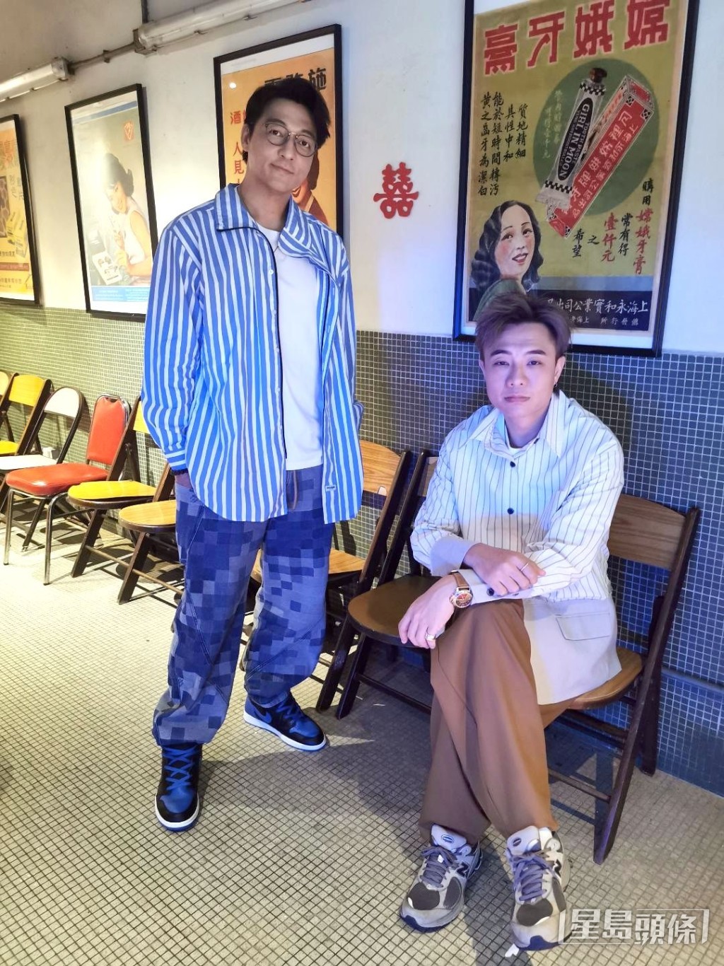 兩人首投戰演音樂劇。 兩人首投戰演音樂劇。