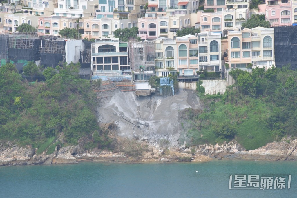 山泥傾瀉地方已完成噴漿工程。楊偉亨攝 山泥傾瀉地方已完成噴漿工程。楊偉亨攝
