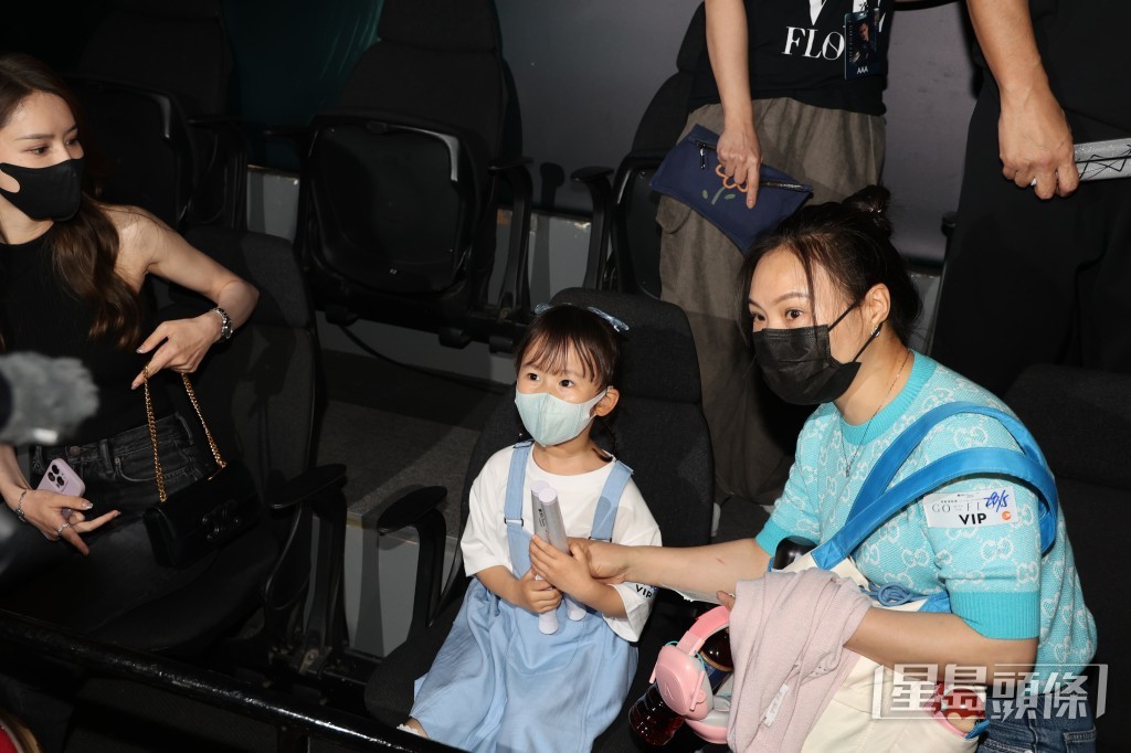 林峯5歲女Luna好可愛。