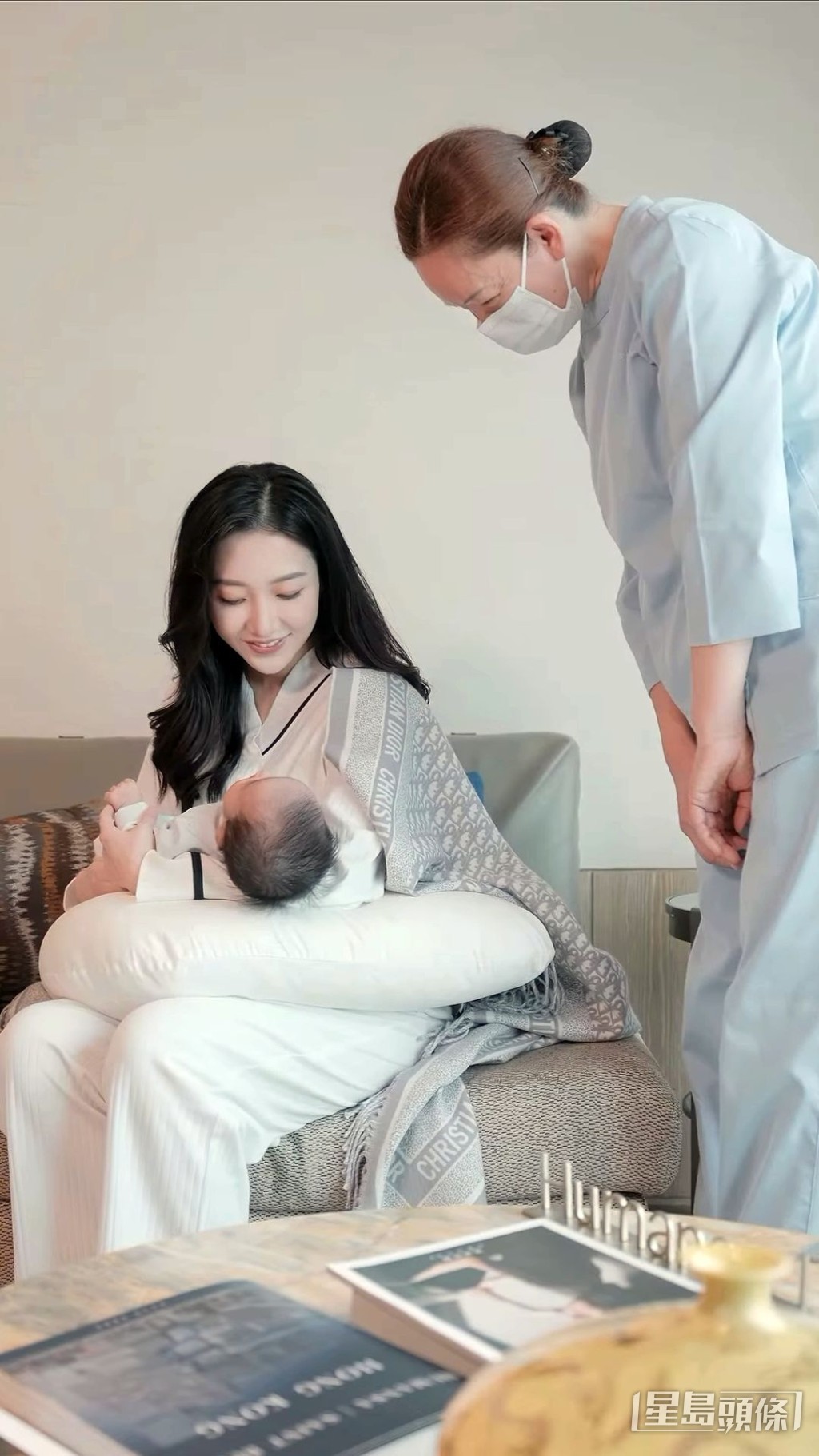 何依婷在月子中心坐月，每日豪嘆6餐兼做Facial及做機修身。