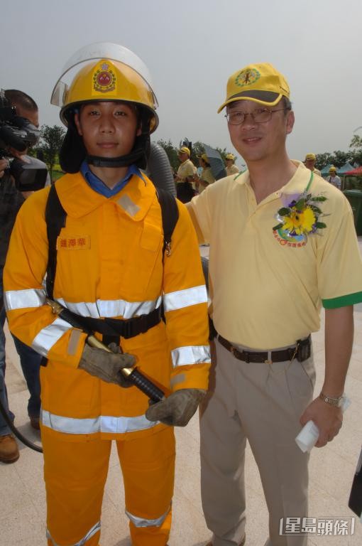 在前線滅火工作中，林振敏最難忘1984年田灣工廈大火。