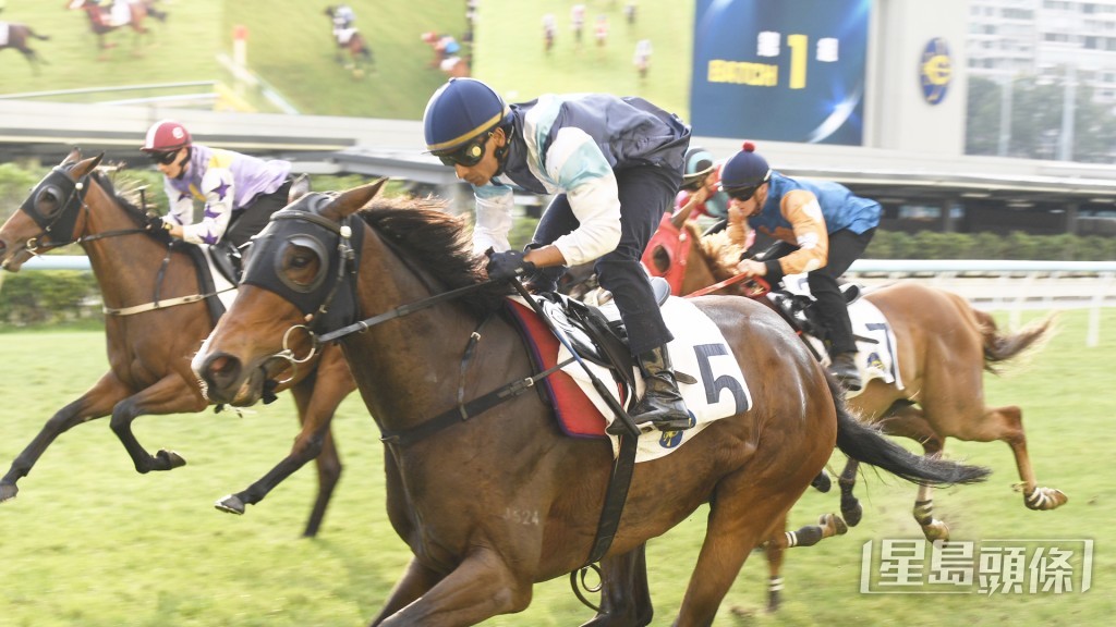 「捷足奔馳」早前試谷閘以佳勢勝出。