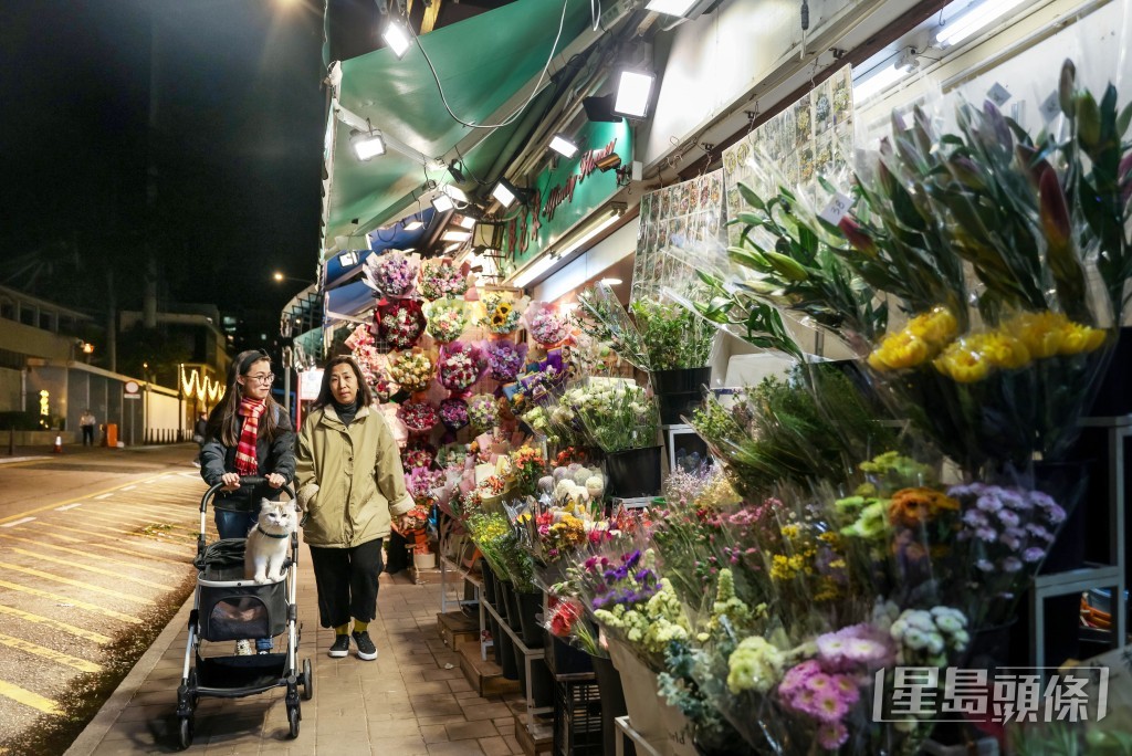 旺角花墟。何家豪摄