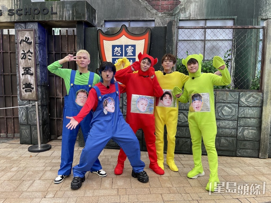 對於要扮卡通人物,5子覺得好過癮,完全唔尷尬。 對於要扮卡通人物,5子覺得好過癮,完全唔尷尬。
