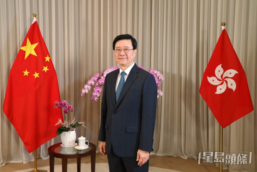 行政長官李家超表示，黎智英罪行滔天，惡貫滿盈，被重判入獄20年，彰顯法治，伸張正義，大快人心。