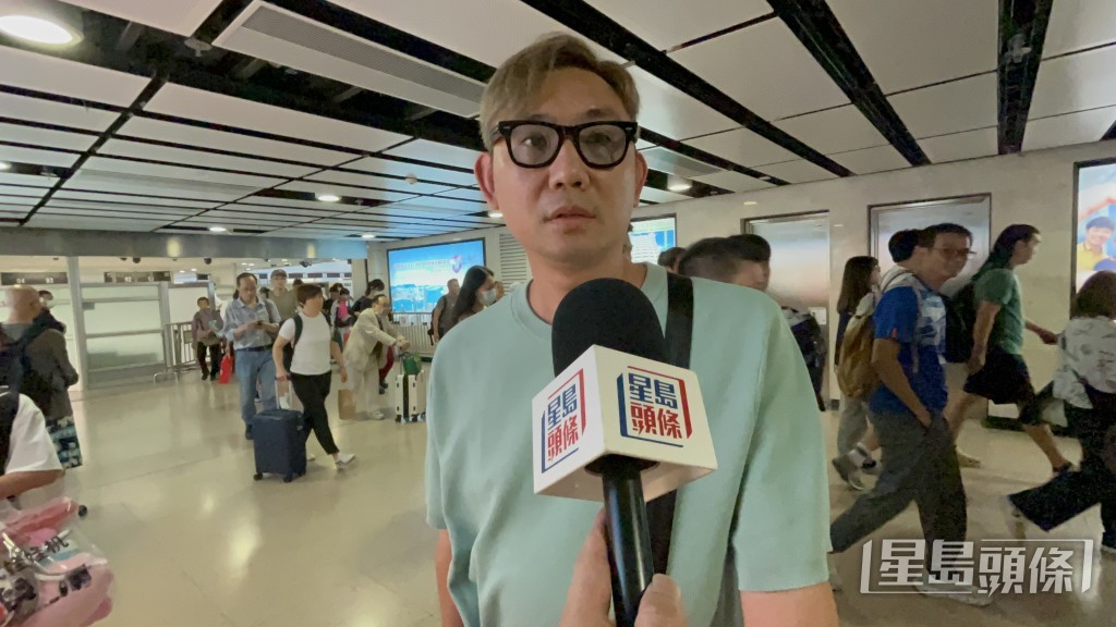 梁先生稱過關時間與以往相若。