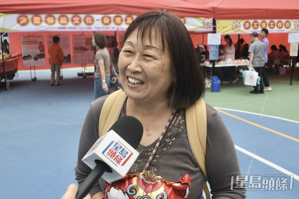 鴨脷洲居民陳小姐。 鴨脷洲居民陳小姐。