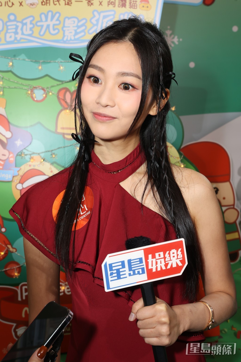郭柏妍笑言多年來聖誕節跟家人度過。