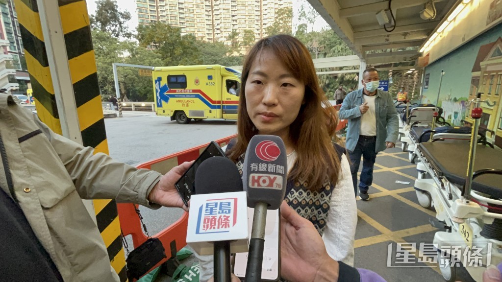 蕭倩文呼籲承建商盡快為家屬善後。