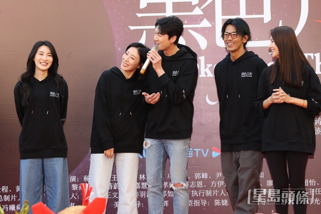 王浩信正在深圳赶拍TVB新剧《黑色月光》。
