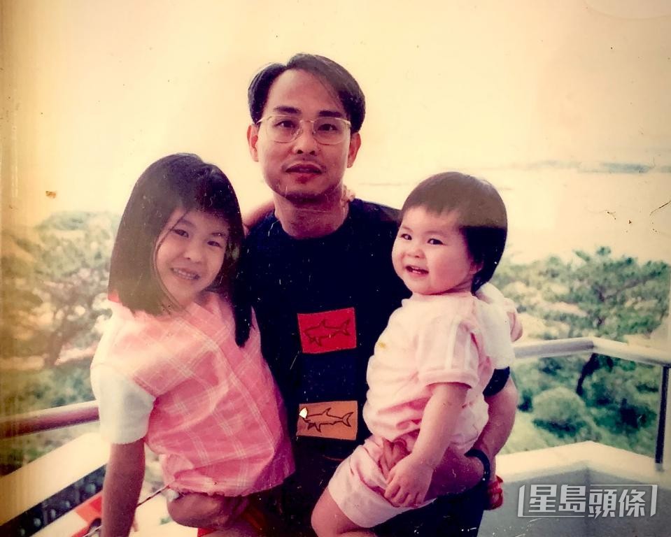 源栢樑重視家庭,早年以家人為重,感恩能陪伴2名女兒成長。 受訪者提供 源栢樑重視家庭,早年以家人為重,感恩能陪伴2名女兒成長。 受訪者提供