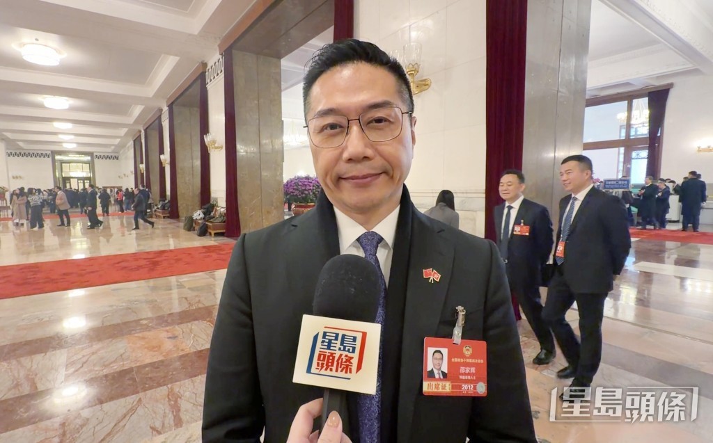 邵家輝希望，大灣區內更多內地城市可獲「一簽多行」來港，既便利內地居民來港，亦會對香港整體經濟幫助很大。郭詠欣攝