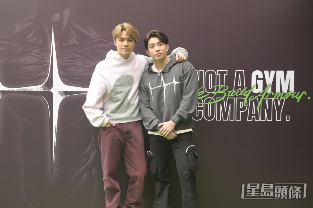 Tyson Yoshi 、張敬軒合作有火花。 Tyson Yoshi 、張敬軒合作有火花。