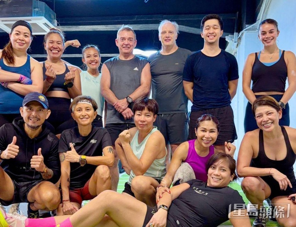 張敏芳參與室內健身競賽。 Coach Junvie HYROX提供 張敏芳參與室內健身競賽。 Coach Junvie HYROX提供