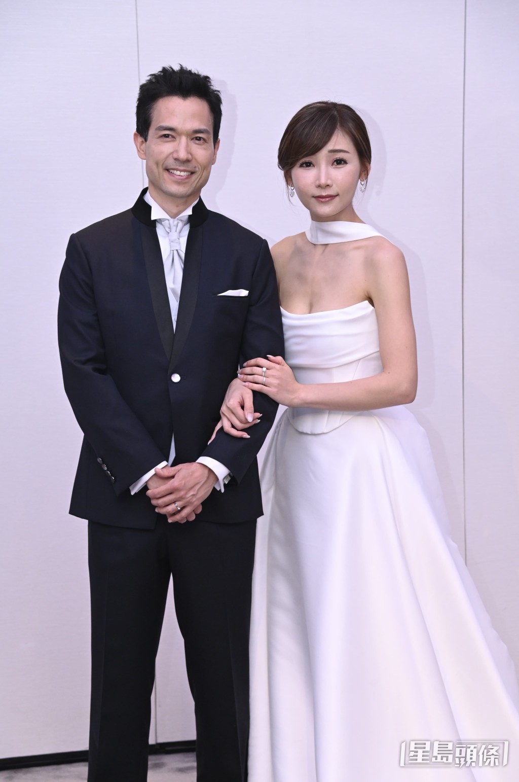 簡淑兒與麥大力舉行婚宴。 簡淑兒與麥大力舉行婚宴。