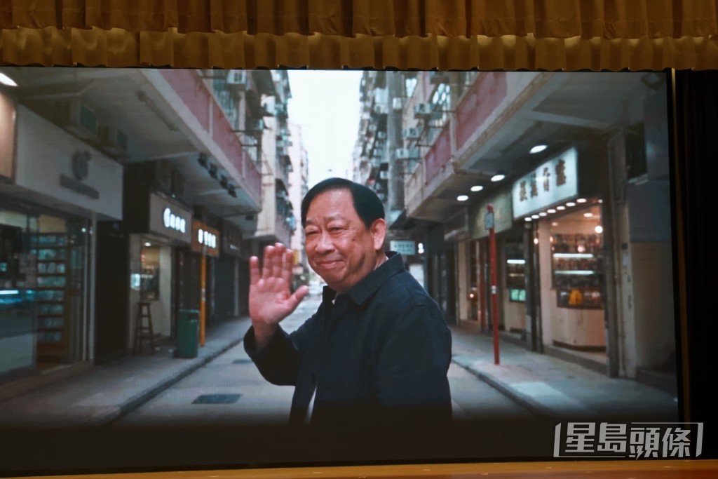 現場播出黎彼得多個演藝片段。 現場播出黎彼得多個演藝片段。