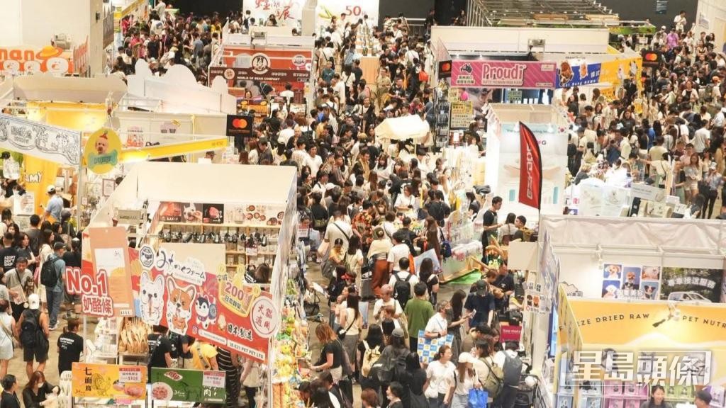 今年2月舉行的大型寵物展覽,於4日展期內錄得逾1億元生意額。 受訪者提供 今年2月舉行的大型寵物展覽,於4日展期內錄得逾1億元生意額。 受訪者提供