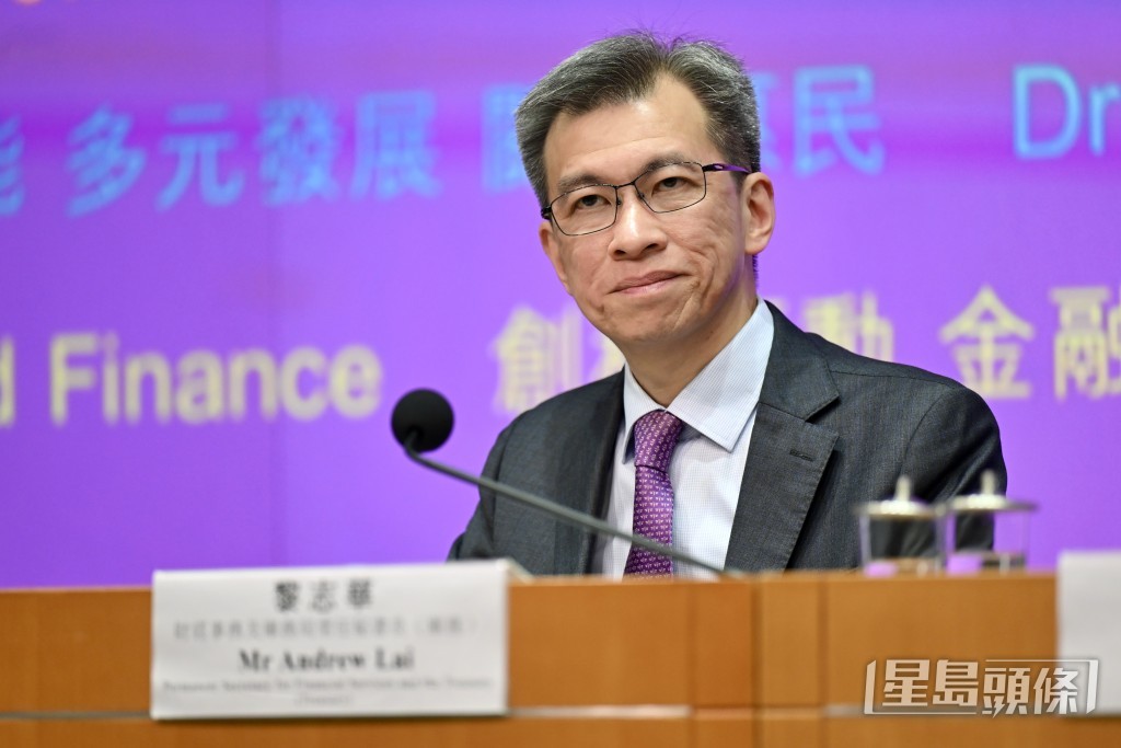 財經事務及庫務局常任秘書長（庫務）黎志華。劉駿軒攝