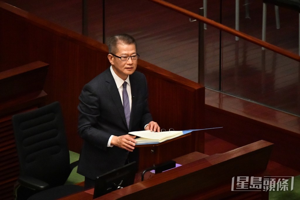 財政司司長陳茂波。盧江球攝 財政司司長陳茂波。盧江球攝