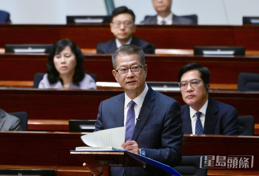 財政司司長陳茂波。蘇正謙攝 財政司司長陳茂波。蘇正謙攝