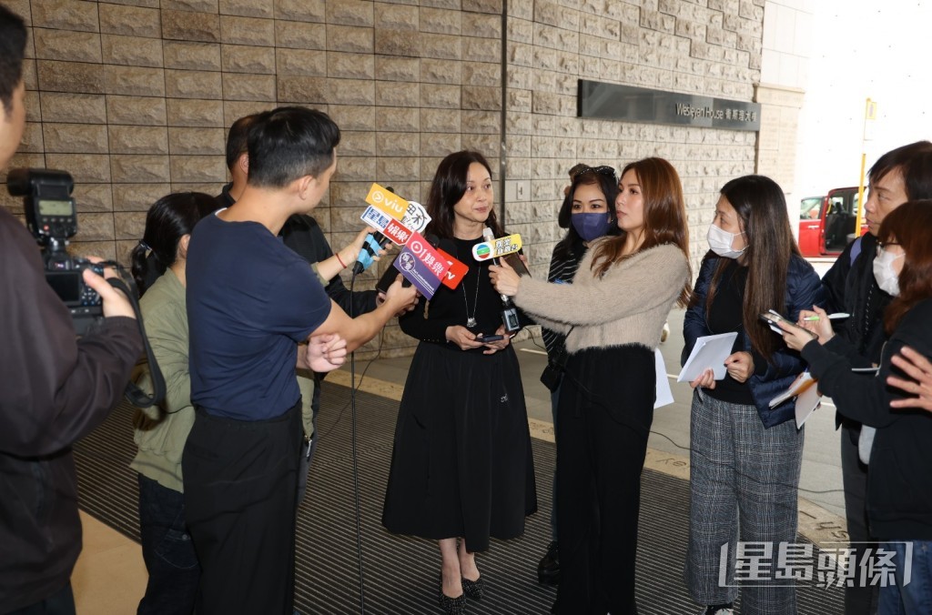 鄭啟泰妹妹受訪。 鄭啟泰妹妹受訪。