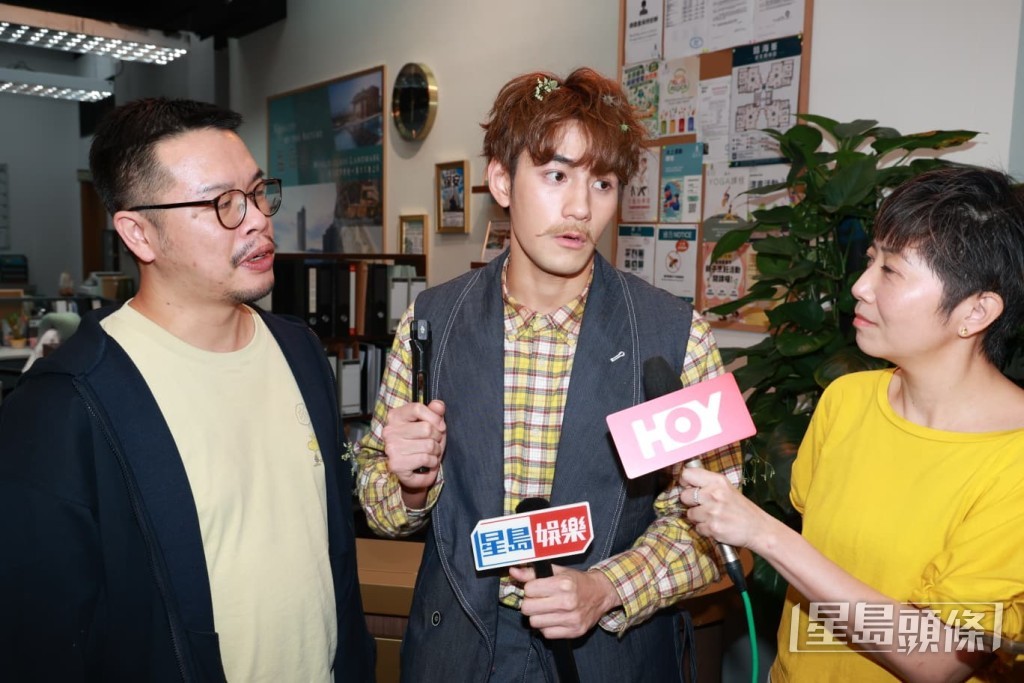 何爵天次為Jeffrey度身訂造角色。 何爵天次為Jeffrey度身訂造角色。