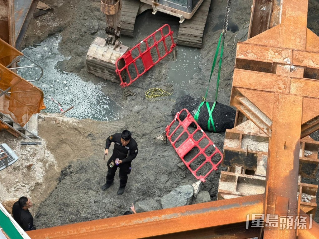 現場為鰂魚涌濱海街近英皇道一地盤。