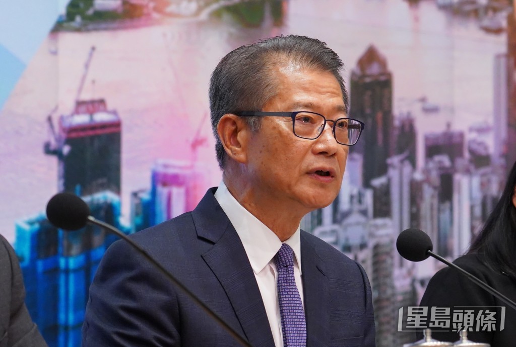 財政司司長陳茂波。 財政司司長陳茂波。