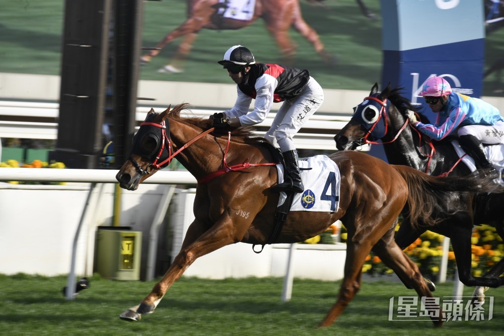 「競駿輝煌」上仗補中彈甩輕勝。