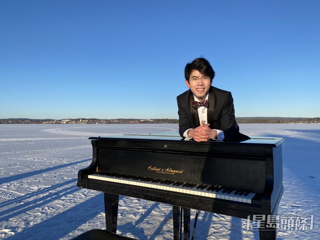沈靖韜成為音樂家後周遊列國。 受訪者提供 沈靖韜成為音樂家後周遊列國。 受訪者提供