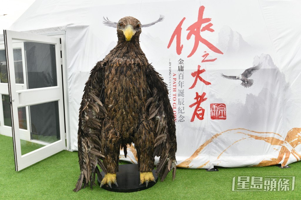 神鵰展品由TVB由借出，TVB製作的《神鵰俠侶》於1983首播。盧江球攝