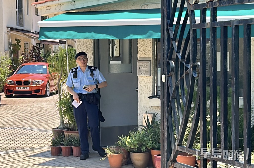 警員到場調查。