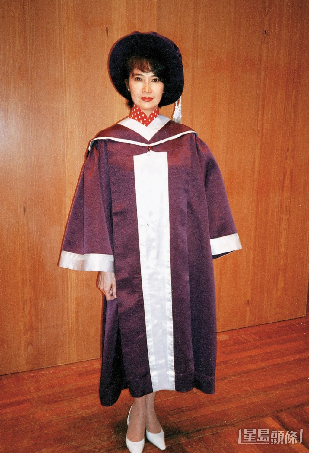 蕭芳芳攻讀兒童心理學碩士學位，創立了護苗基金。