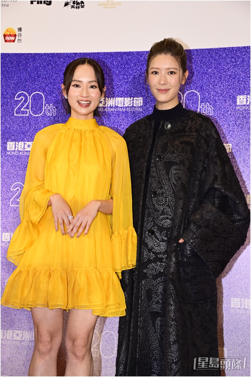 余香凝（右）和梁雍婷凭《白日之下》分别入围第60届金马奖最佳女主角和最佳女配角。