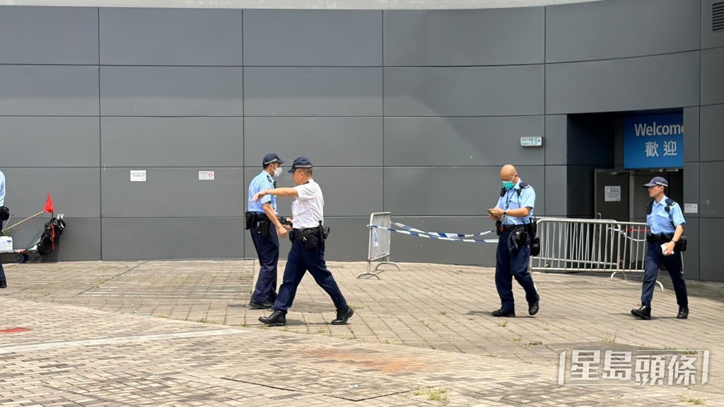 警員到場調查。梁國峰攝