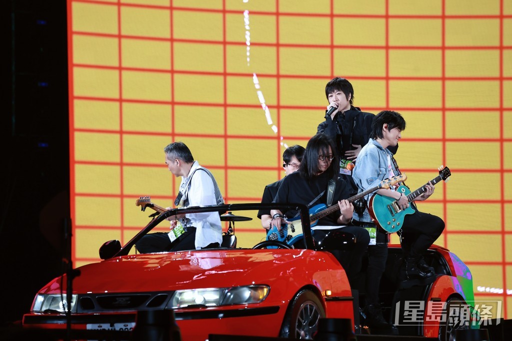 五月天綵排變專場唱足一小時。 五月天綵排變專場唱足一小時。