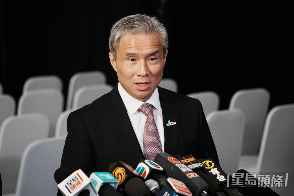 港深創新及科技園有限公司行政總裁馬惟善。資料圖片 港深創新及科技園有限公司行政總裁馬惟善。資料圖片