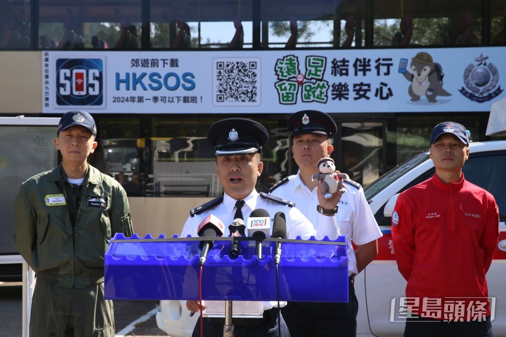 警務處東九龍總區署理警司傅駿業表示，主要的搜救原因包括迷路、登山前未做充分準備、單獨行山以及低估山勢難度等，提倡結伴同行。劉漢權攝