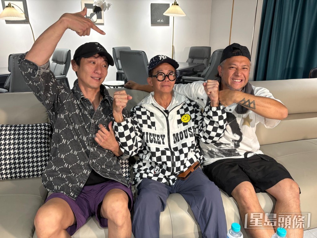 對比起梅啟明（中）毫無反思，周永恆及張致恒反而獲得一眾網民留言鼓勵。
