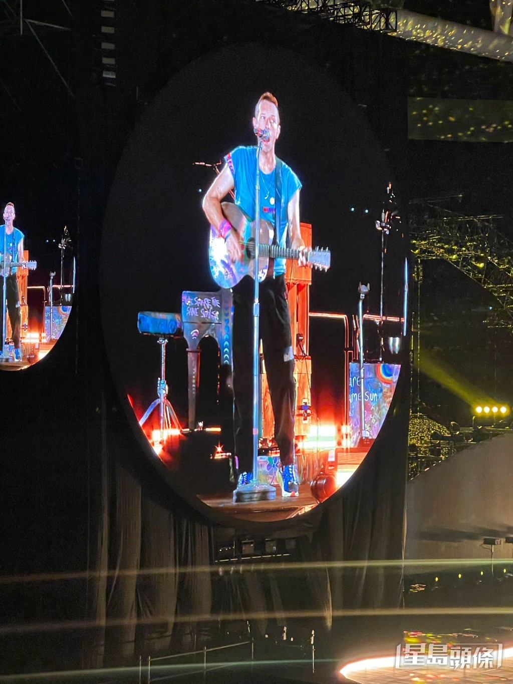 英國樂隊Coldplay演唱會最後一場。