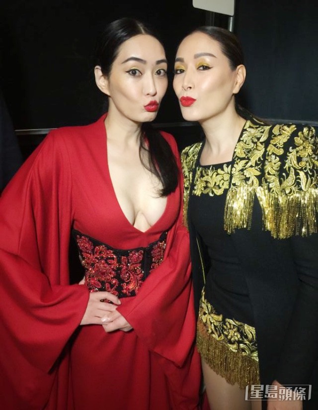 孟廣美與不少名模是好友。