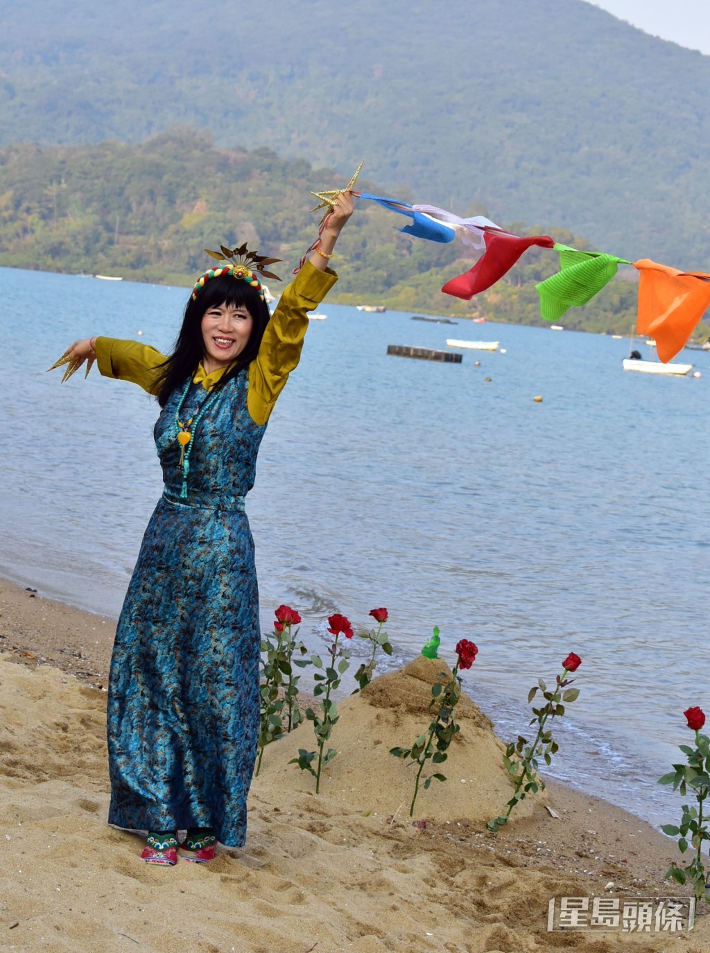 利用風力將加持與祝福散布出去。 利用風力將加持與祝福散布出去。