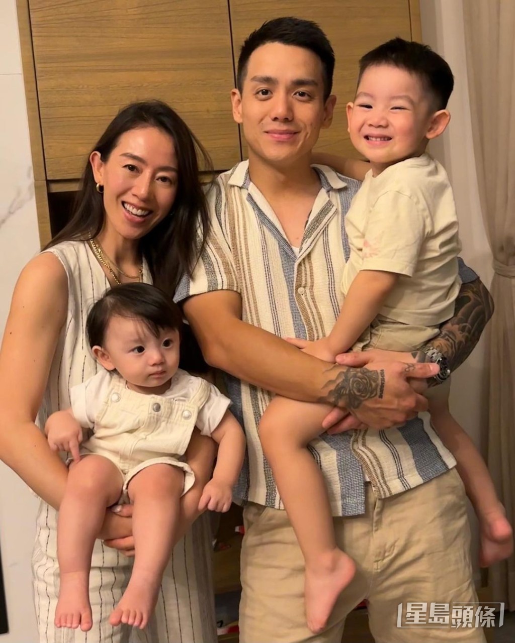 2019年,Toby跟Jonathan結婚,先後誕下Roman和Rian。 2019年,Toby跟Jonathan結婚,先後誕下Roman和Rian。