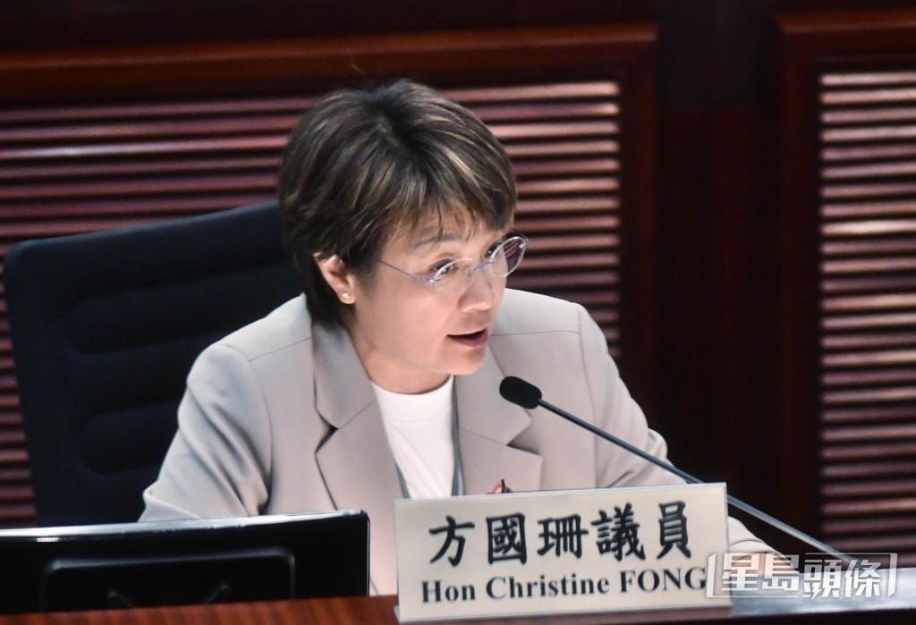 新界東南議員方國珊。 新界東南議員方國珊。