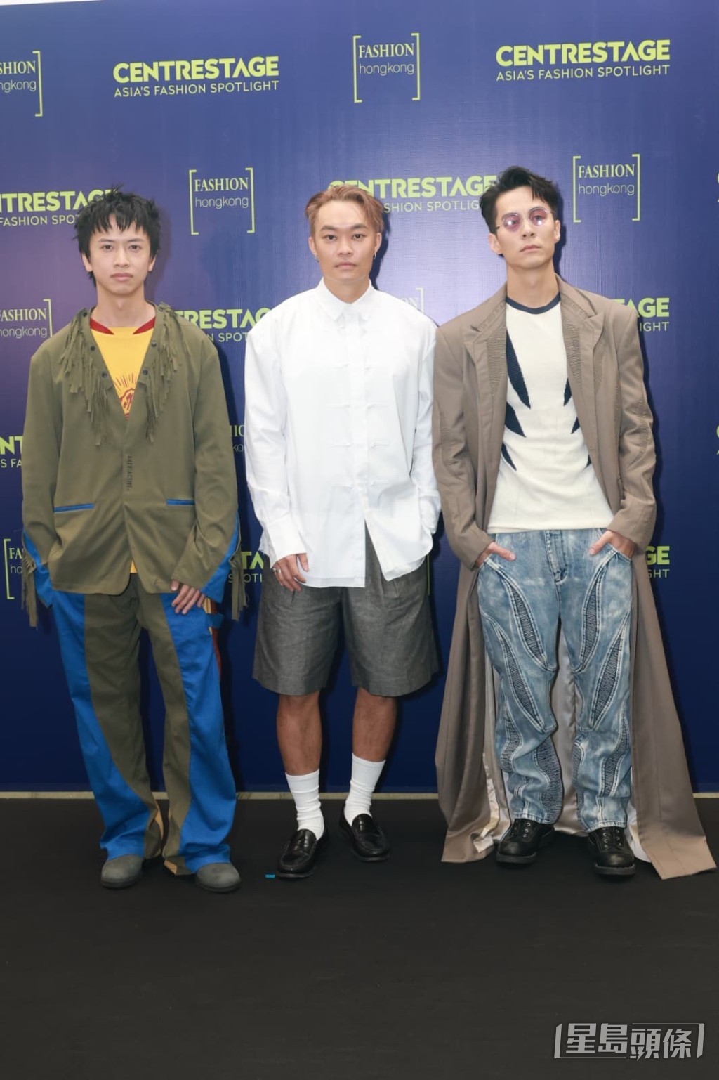朱鑑然、胡子彤、林家熙是型男。