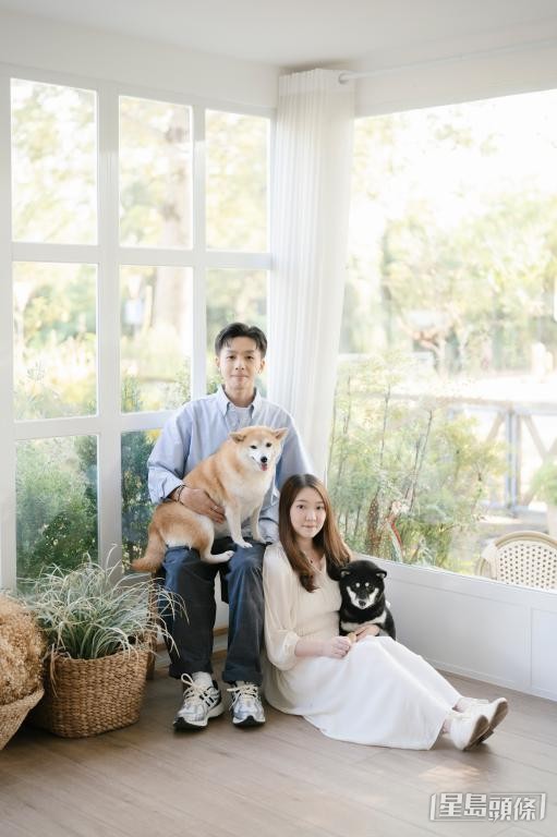 寵物攝影師Nelson也有飼養犬隻。 受訪者提供 寵物攝影師Nelson也有飼養犬隻。 受訪者提供