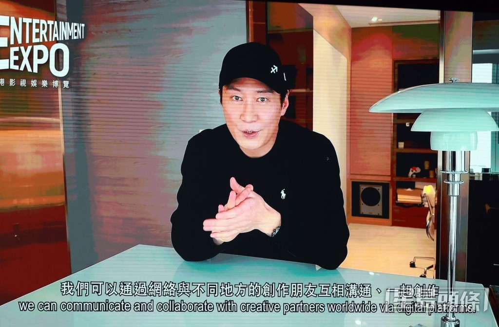 身兼影视娱乐大使的黎明，忙于筹备下星期红馆演唱会，只能以拍片形式参与。